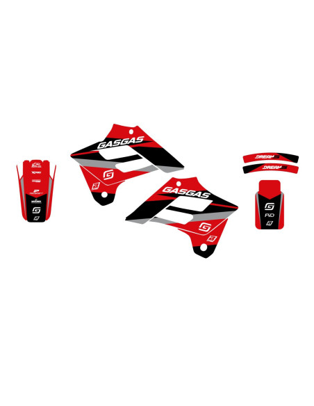 Kit déco BLACKBIRD Dream Graphic 5 Gas Gas 450 FSE 2003-2006