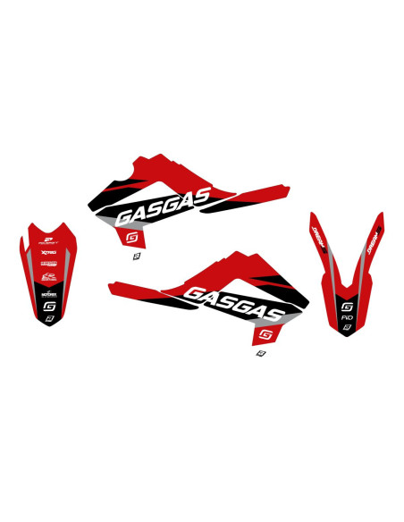 Kit déco BLACKBIRD Dream Graphic 5 Gas Gas EC ECF 2012-2017