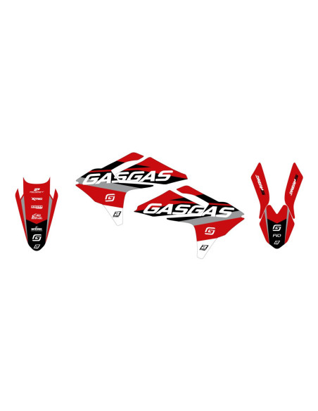 Kit déco BLACKBIRD Dream Graphic 5 Gas Gas MC MCF 2024