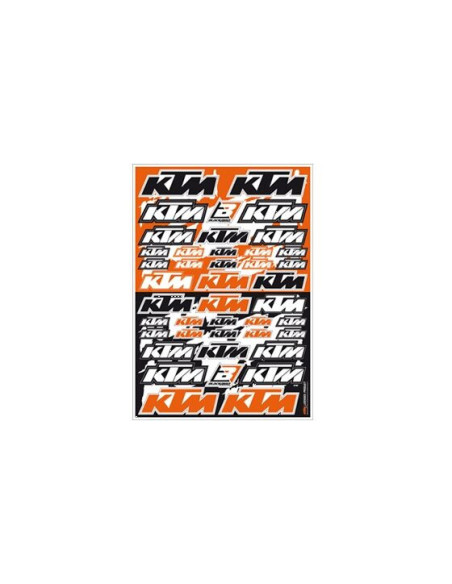 Planche Stickers Blackbird KTM