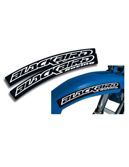 Autocollant garde-boue avant BLACKBIRD Universel Noir