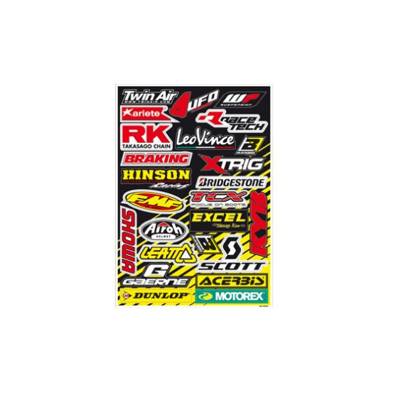 Planche Stickers Blackbird Logo marque A