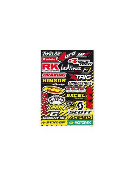 Planche Stickers Blackbird Logo marque A