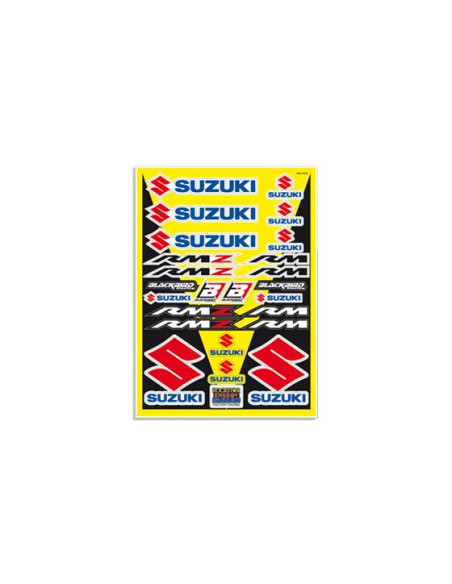 Planche Stickers Blackbird Suzuki