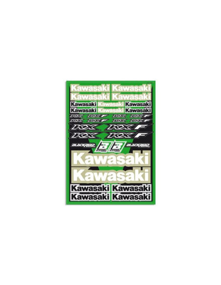 Planche Stickers Blackbird Kawasaki