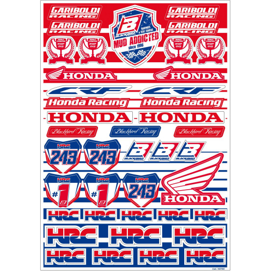 Planche Stickers Blackbird Honda HRC