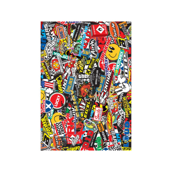 Planche Stickers Blackbird stick bomb