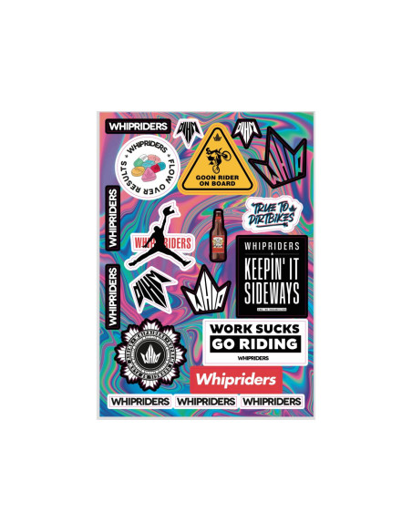 Planche Stickers Blackbird Whipriders sheet