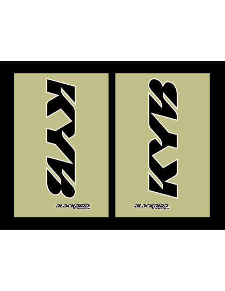 Kit stickers protection de fourche BLACKBIRD KYB Factory