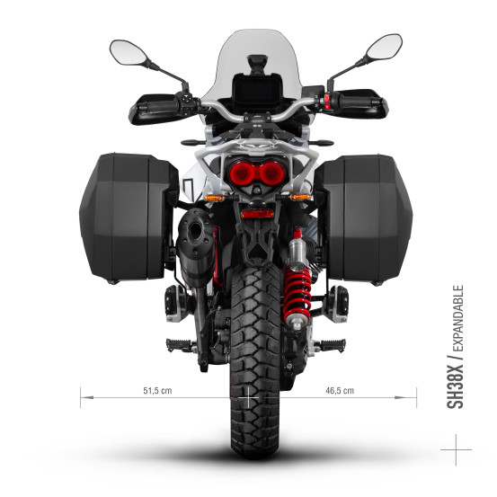 Supports valises latérales SHAD 3P System Moto Guzzi V85TT / Travel 2024-2025