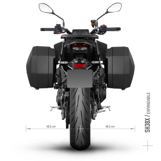 Supports valises latérales SHAD 3P System Yamaha MT09 2024-2025