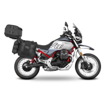 Pack bagagerie complet SHAD Moto Guzzi V85 TT / Travel 2024-2025 Terra Noir Souple