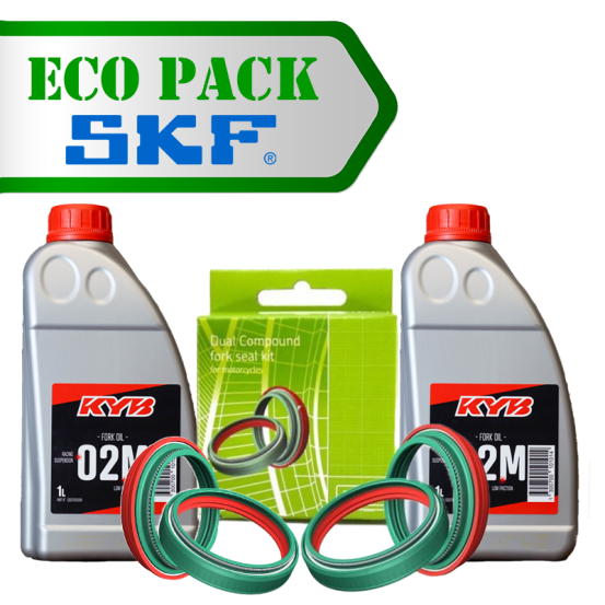 Eco pack SKF Dual 48mm KYB X2 / 2 Litres Kayaba 02M