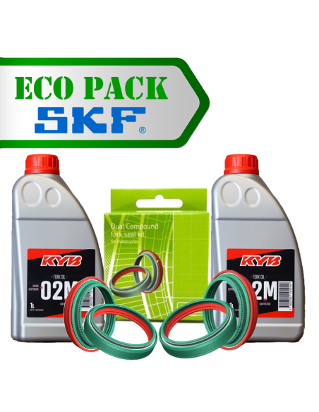Eco pack SKF Dual 48mm KYB X2 / 2 Litres Kayaba 02M