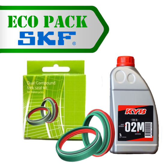 Eco pack SKF Dual 48mm WP / 1 Litre Kayaba 02M