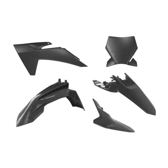 Kit plastiques Racetech - Noir - KTM 65 SX 2024