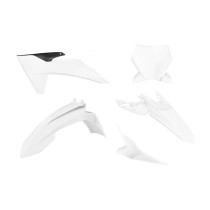 Kit plastiques Racetech - Blanc Noir - KTM 65 SX 2024