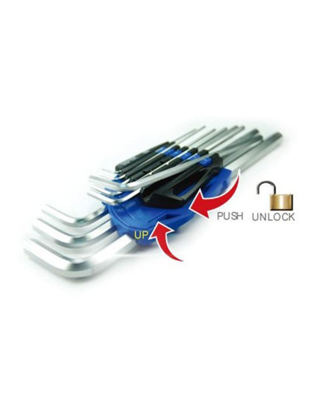 Clés extracteur Allen SBV TOOLS - 9 pièces