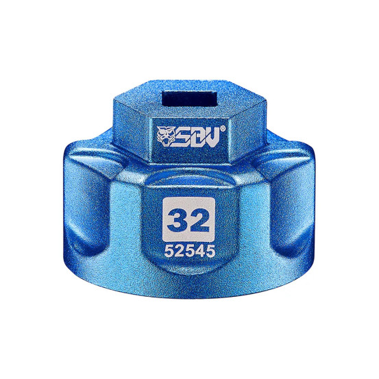 Douille 32 mm SBV TOOLS Aluminium - 3/8