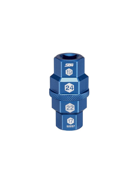 Douille axe de roue Allen SBV TOOLS 17 - 19 - 22 - 24 mm