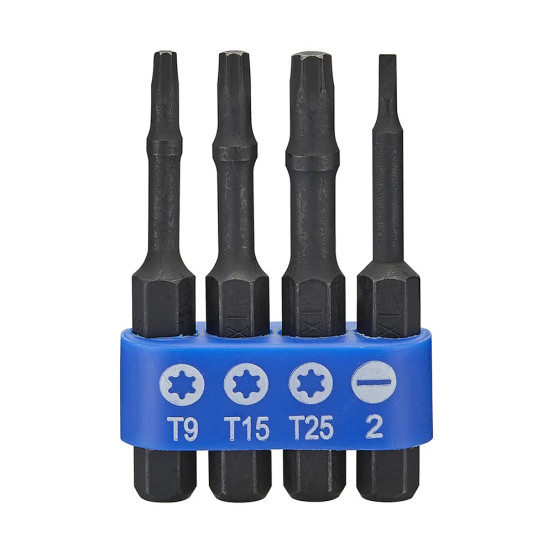Set d'embouts T9 - T15 - T25 - plat  1/4 SBV TOOLS BMW