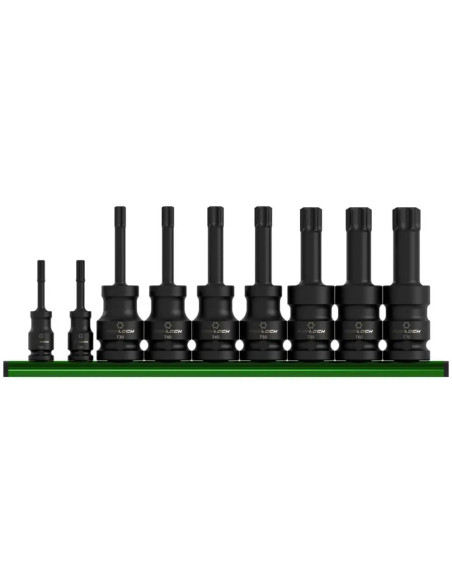 Set de douilles à choc étoile SBV TOOLS 9 pièces