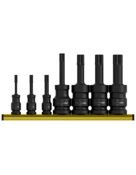 Set de douilles à choc XZN SBV TOOLS 7 pièces