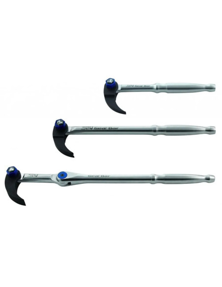 Set de pied de biche à cliquet SBV TOOLS - 3 pièces