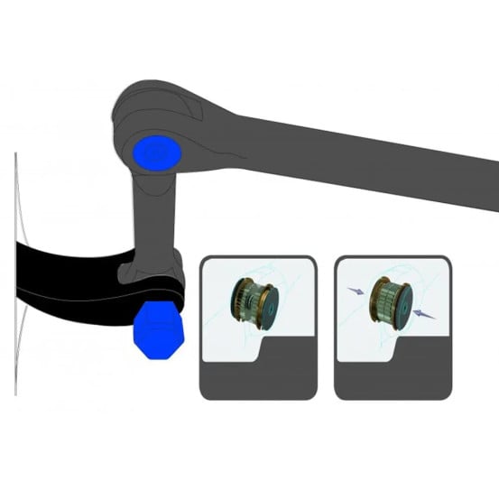 Set de pied de biche à cliquet SBV TOOLS - 3 pièces