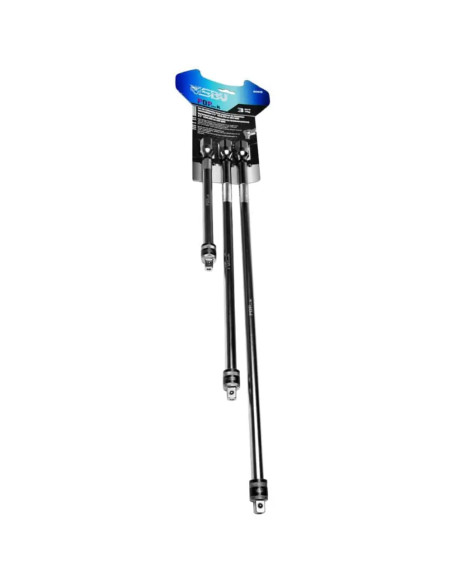 Set rallonges SBV TOOLS pour douillle - 1/4 - 3 pièces
