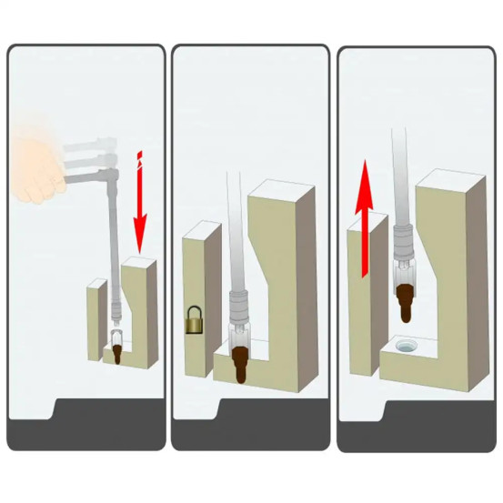 Set rallonges SBV TOOLS pour douillle - 1/4 - 3 pièces