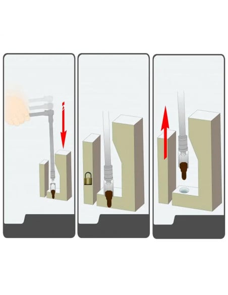 Set rallonges SBV TOOLS pour douillle - 1/4 - 3 pièces
