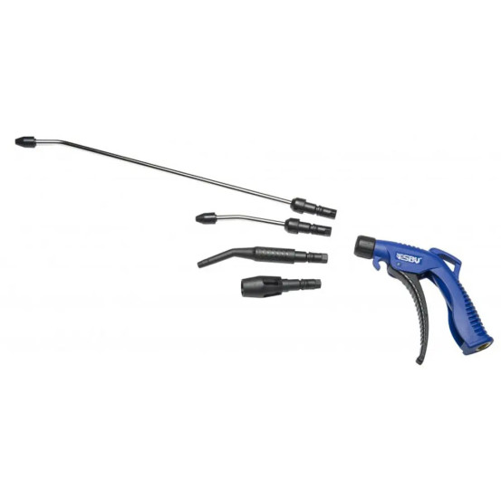 Soufflette air comprimé SBV TOOLS embouts interchangeables 7 pièces