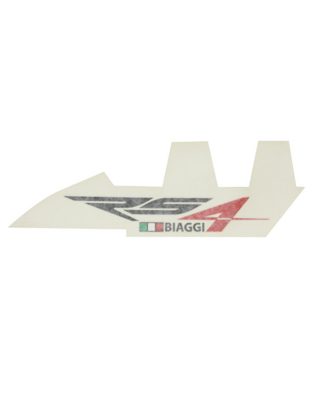 Autocollant / sticker / décor (biaggi) origine Aprilia 50 / 125 RS 2011-2013