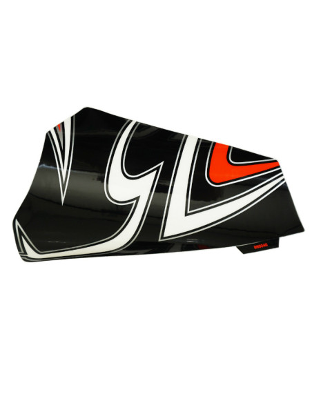 Autocollant / sticker / décor aile avant droit origine Piaggio Aprilia 50 / 125 RX / SX