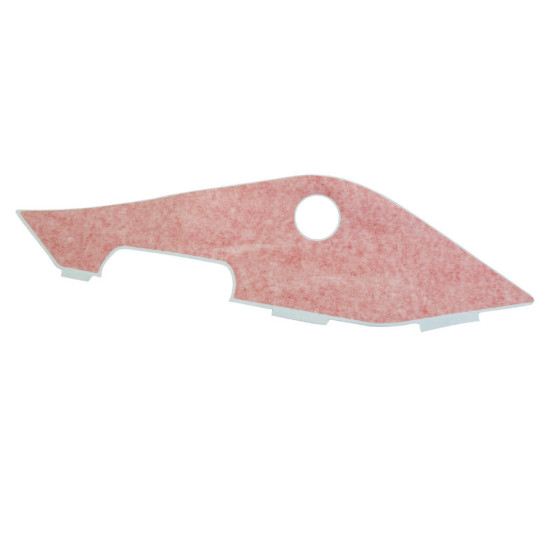 Autocollant / sticker / décor arrière bavette gauche origine Aprilia 50 / 125 RS 2014-2016