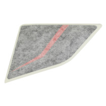 Autocollant / sticker / décor bas de caisse gauche origine Aprilia 50 SR 2014-2017