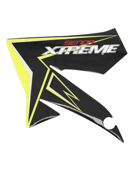 Autocollant / sticker / décor convoyeur gauche origine Derbi 50 Senda X-Treme 2014-2017