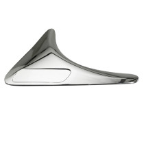 Autocollant / sticker / décor de face avant droit chrome origine Piaggio 125 / 250 / 400 X8 2004-2006