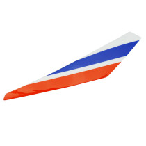 Autocollant / sticker / décor garde boue arrière droit origine Piaggio 50 Gilera SMT / RCR après 2018 blanche
