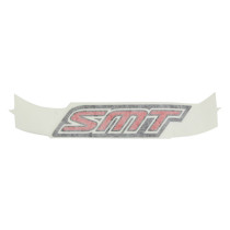 Autocollant / sticker / décor garde boue arrière origine Piaggio 50 Gilera SMT / RCR après 2013 blanche