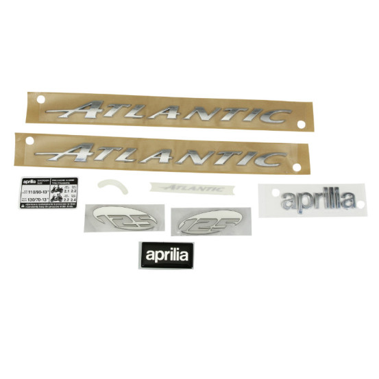 Autocollant / sticker / décor origine Piaggio Aprilia 125 / 250 Atlantic 2002-2006