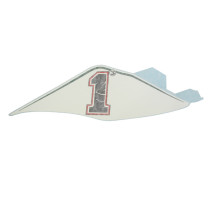 Autocollant / sticker / décor queue droit origine Aprilia 50 / 125 RS 2011-2013