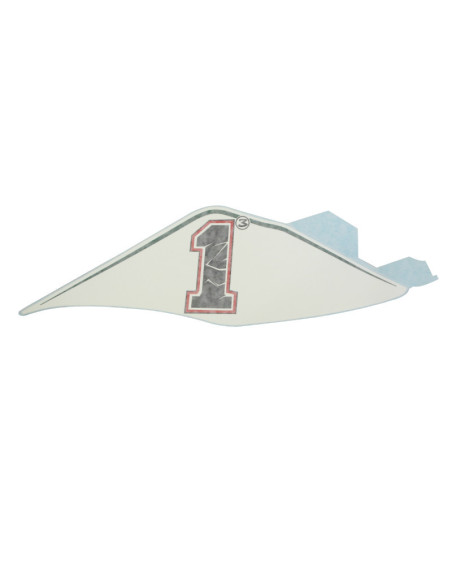 Autocollant / sticker / décor queue droit origine Aprilia 50 / 125 RS 2011-2013