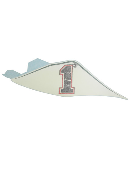 Autocollant / sticker / décor queue gauche origine Aprilia 50 / 125 RS 2011-2013
