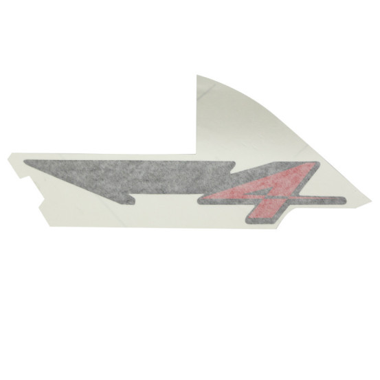 Autocollant / sticker / décor RSV-4 de flanc gauche origine Piaggio Aprilia 1000 RSV-4 factory 2009-2010