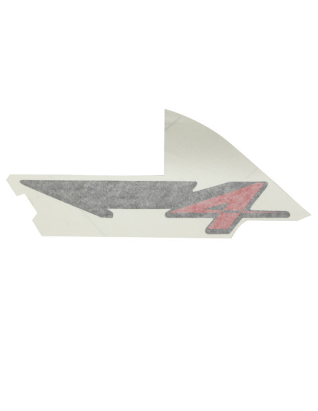 Autocollant / sticker / décor RSV-4 de flanc gauche origine Piaggio Aprilia 1000 RSV-4 factory 2009-2010