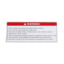 Autocollant / sticker / décor safety origine Piaggio
