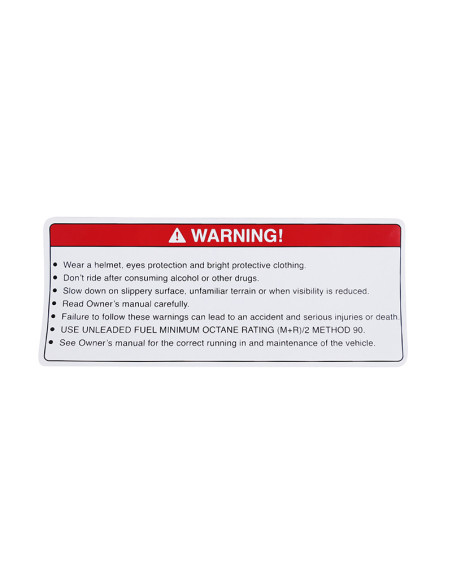 Autocollant / sticker / décor safety origine Piaggio