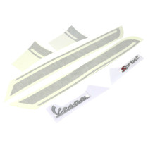 Autocollant / sticker / décor Sport origine Piaggio 50 / 125 Vespa Sprint argent